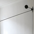 Plug-In Adjustable Swing Arm Wall Light for Modern Bedroom