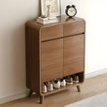 Modern Wood Hallway Medium Shoe Storage Cabinet