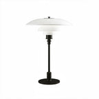 HomeyFad Post-Modern Tiered LED Table Lamp with Built-In Power