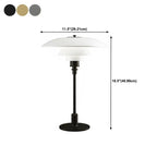 HomeyFad Post-Modern Tiered LED Table Lamp with Built-In Power