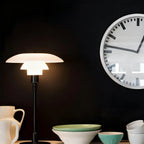 HomeyFad Post-Modern Tiered LED Table Lamp with Built-In Power