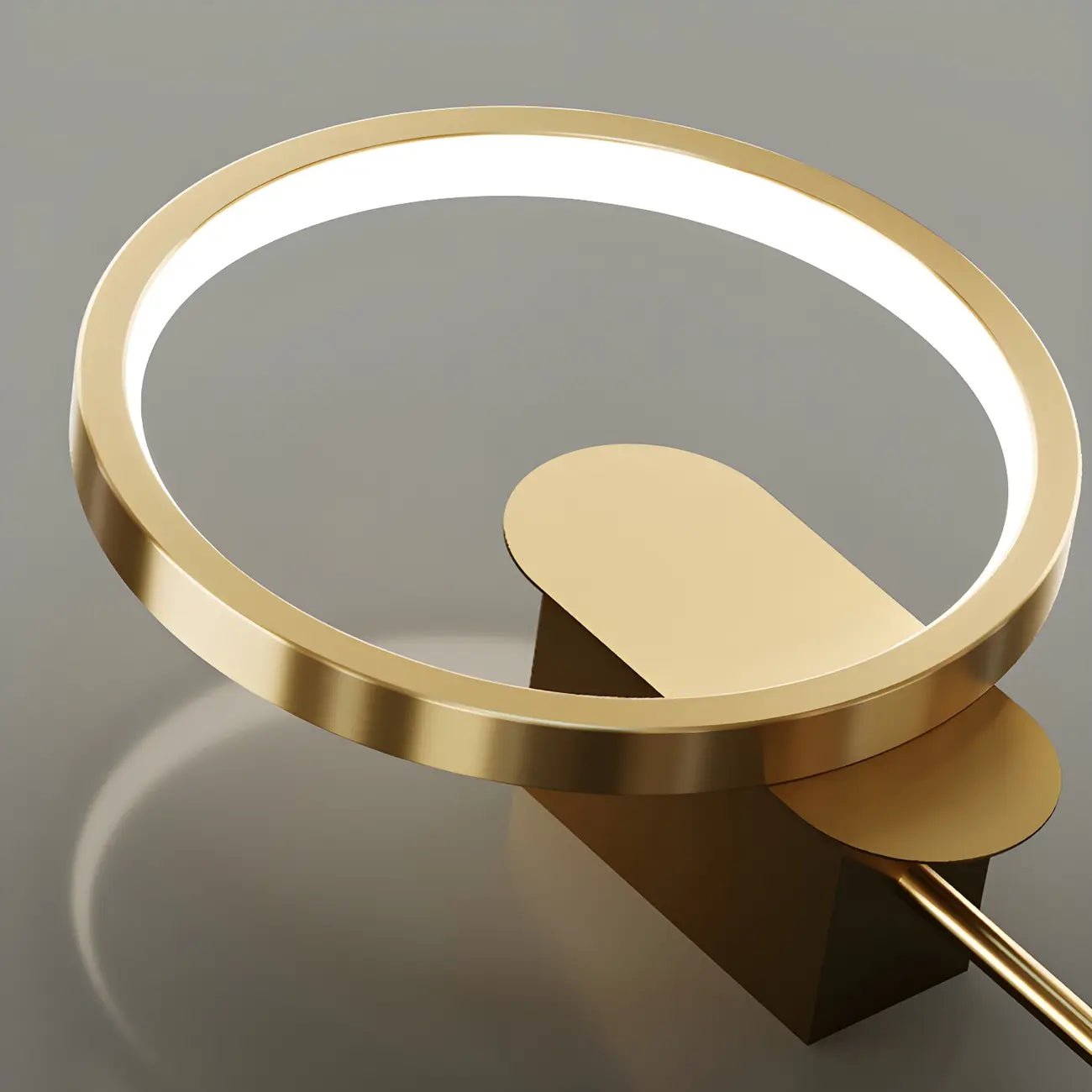 39.5H Sleek Dimmable Black LED 2-Light Wall Lamp for Bedside