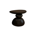 Contemporary Artistic Resin Base Side Table
