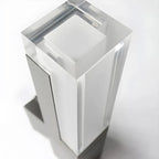 Modern Black Rectangle Acrylic Shade LED Outdoor Wall Light