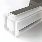 Modern Black Rectangle Acrylic Shade LED Outdoor Wall Light