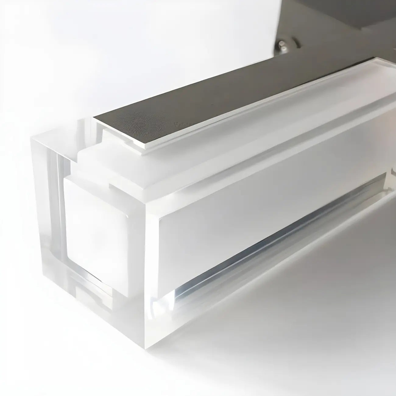 Modern Black Rectangle Acrylic Shade LED Outdoor Wall Light