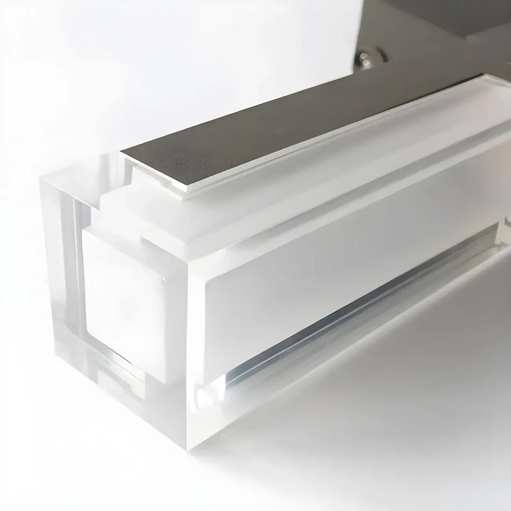 Modern Black Rectangle Acrylic Shade LED Outdoor Wall Light