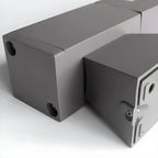 Modern Black Rectangle Acrylic Shade LED Outdoor Wall Light