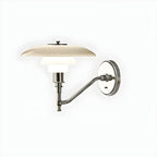 Mini 3 Tiers Wall Sconce with Glass Shade for Living Room
