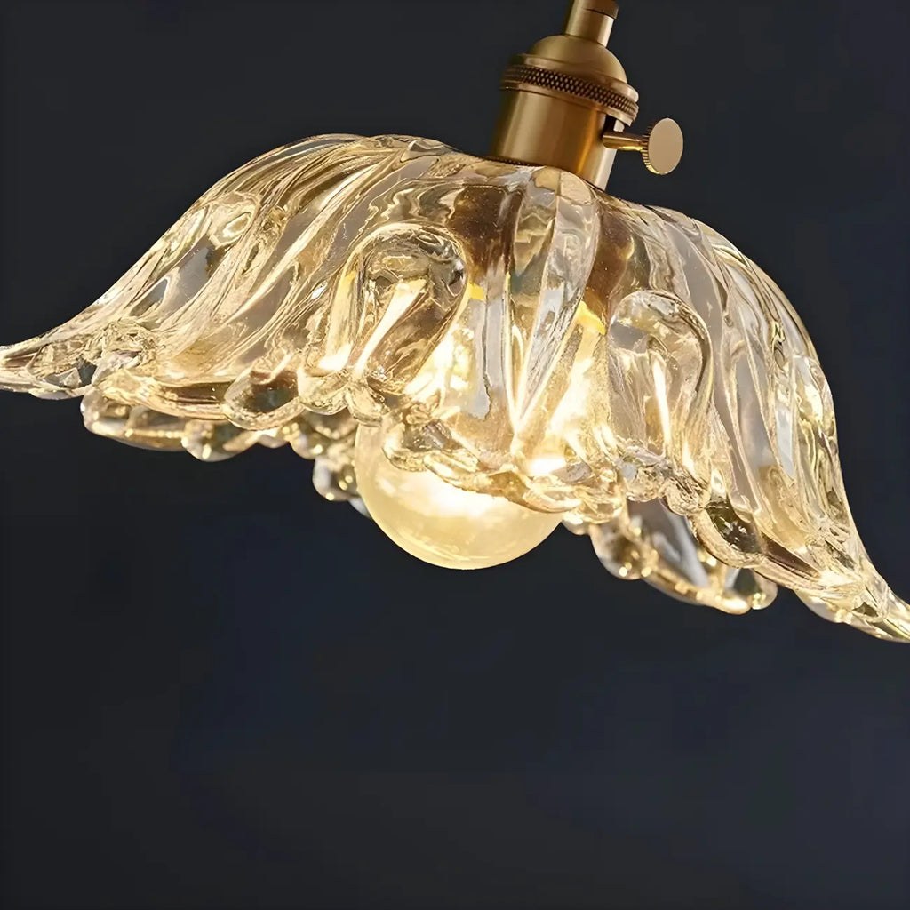 Vintage Adjustable Crystal LED Wall Sconce with Brass Finish