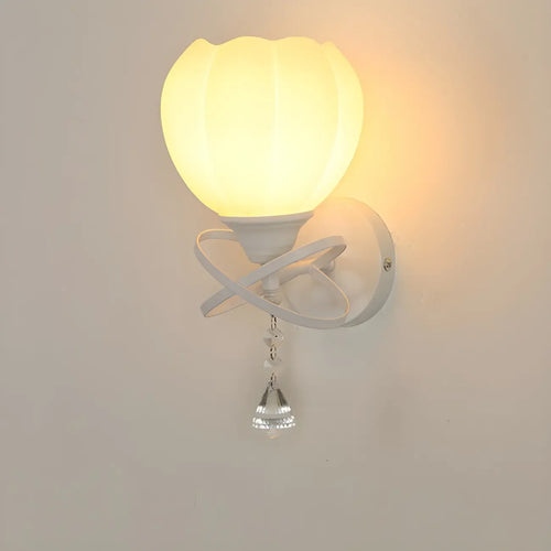 10 to 14 Inch Vintage Floral Wall Sconce for Interior Spaces