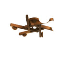 Globe White LED Semi Flush Ceiling Light for Living Room