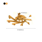 Globe White LED Semi Flush Ceiling Light for Living Room