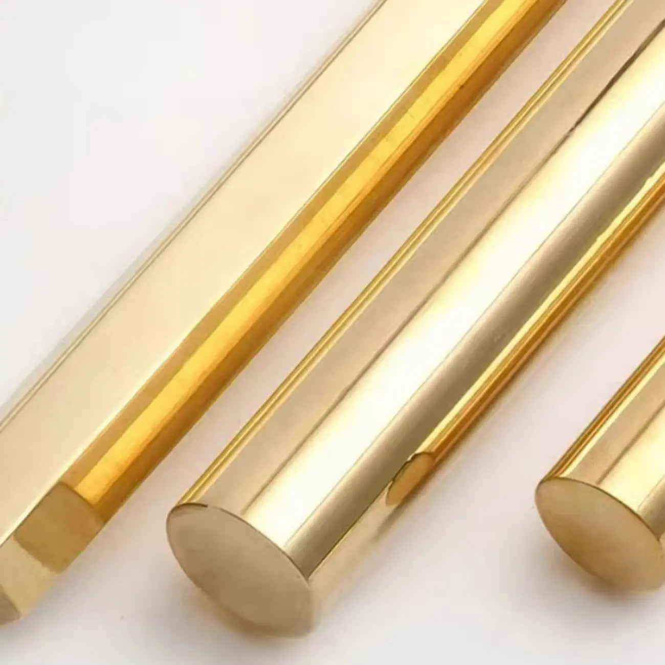 Glam Gold Stone Round Side Table for Living Room