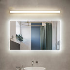 Glam Tube LED Vanity Light with Plastic Shade for Bathroom