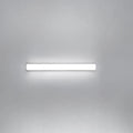 Glam Tube LED Vanity Light with Plastic Shade for Bathroom