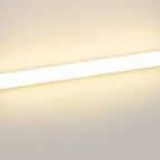 Glam Tube LED Vanity Light with Plastic Shade for Bathroom