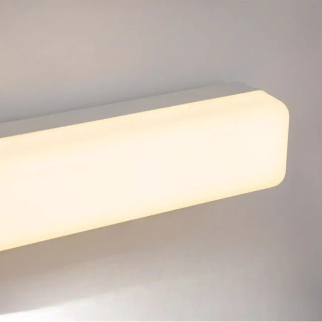Glam Tube LED Vanity Light with Plastic Shade for Bathroom