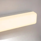 Glam Tube LED Vanity Light with Plastic Shade for Bathroom