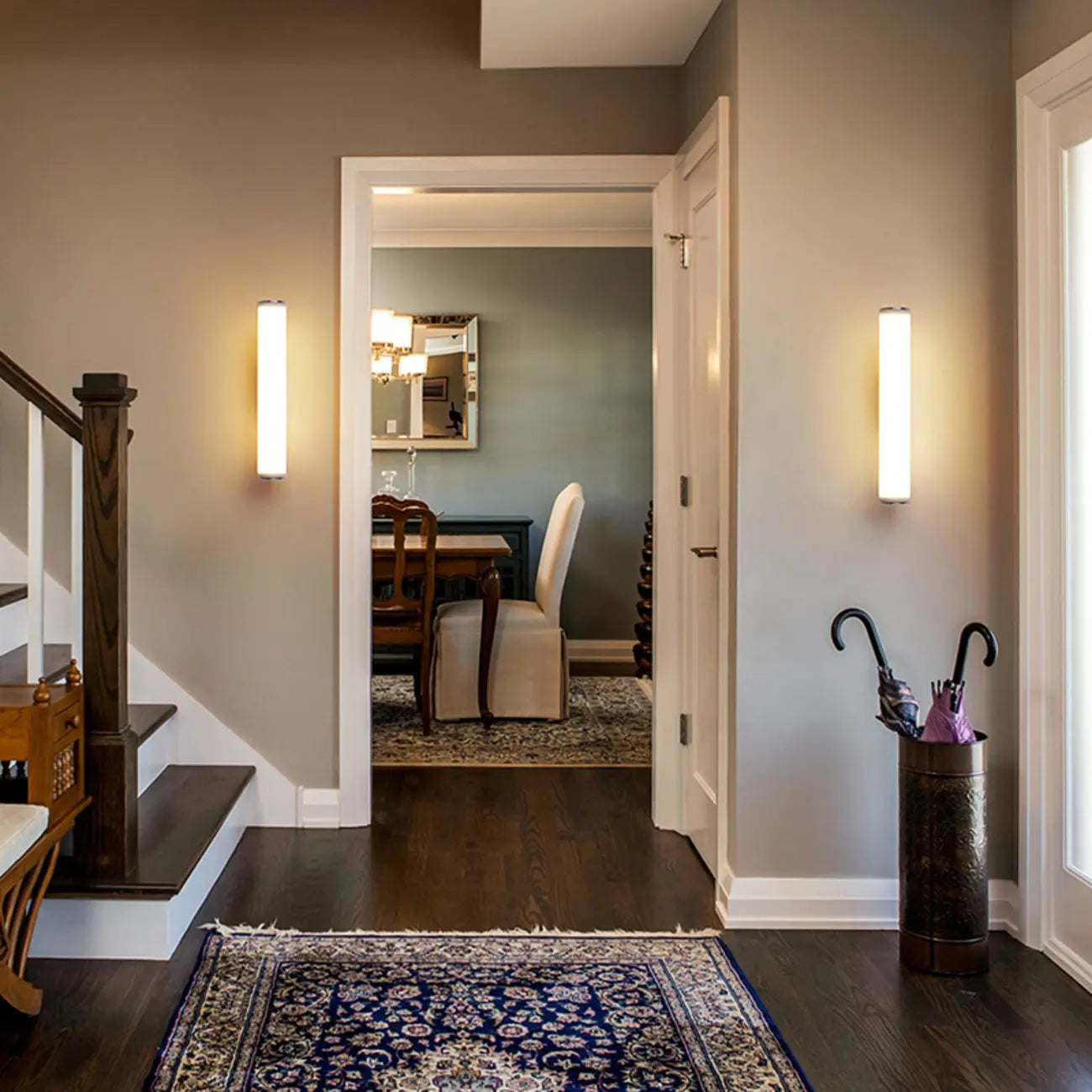 Modern Minimalist Tube LED Bathroom Vanity Light Fixture