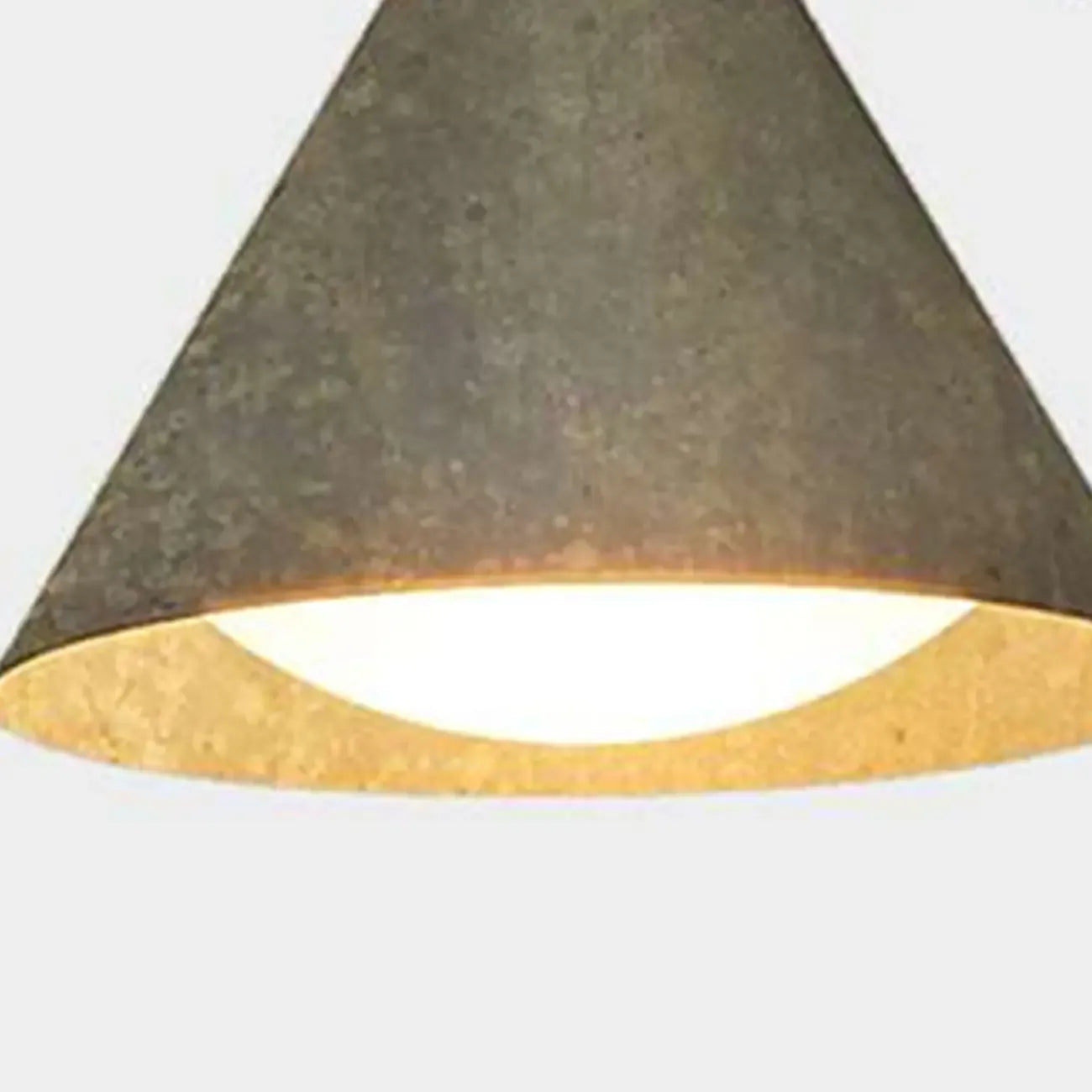 Minimalist Black Metal Cone Outdoor LEED Wall Sconce