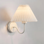 Modern Wall Sconce with Fabric Shade for Bedside Lighting