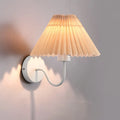 Modern Wall Sconce with Fabric Shade for Bedside Lighting