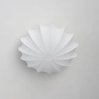 Floral Semi Flush Ceiling Light with Silk Shade for Living Room