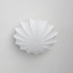 Floral Semi Flush Ceiling Light with Silk Shade for Living Room