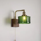 Modern Cylinder LED Glass Wall Sconce for Living Room