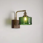 Modern Cylinder LED Glass Wall Sconce for Living Room