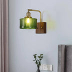 Modern Cylinder LED Glass Wall Sconce for Living Room
