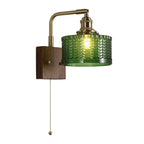 Modern Cylinder LED Glass Wall Sconce for Living Room