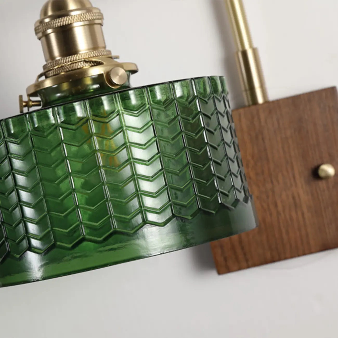Modern Cylinder LED Glass Wall Sconce for Living Room