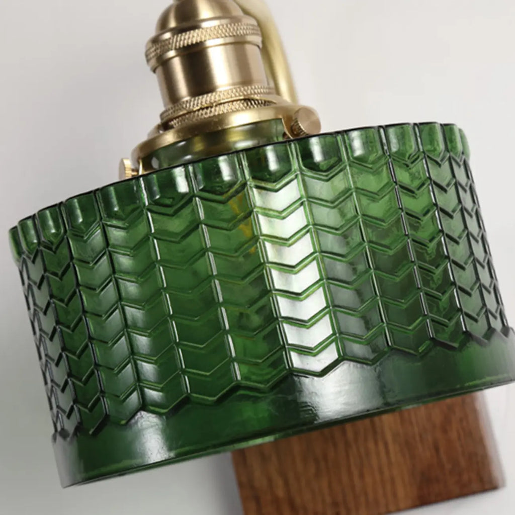 Modern Cylinder LED Glass Wall Sconce for Living Room