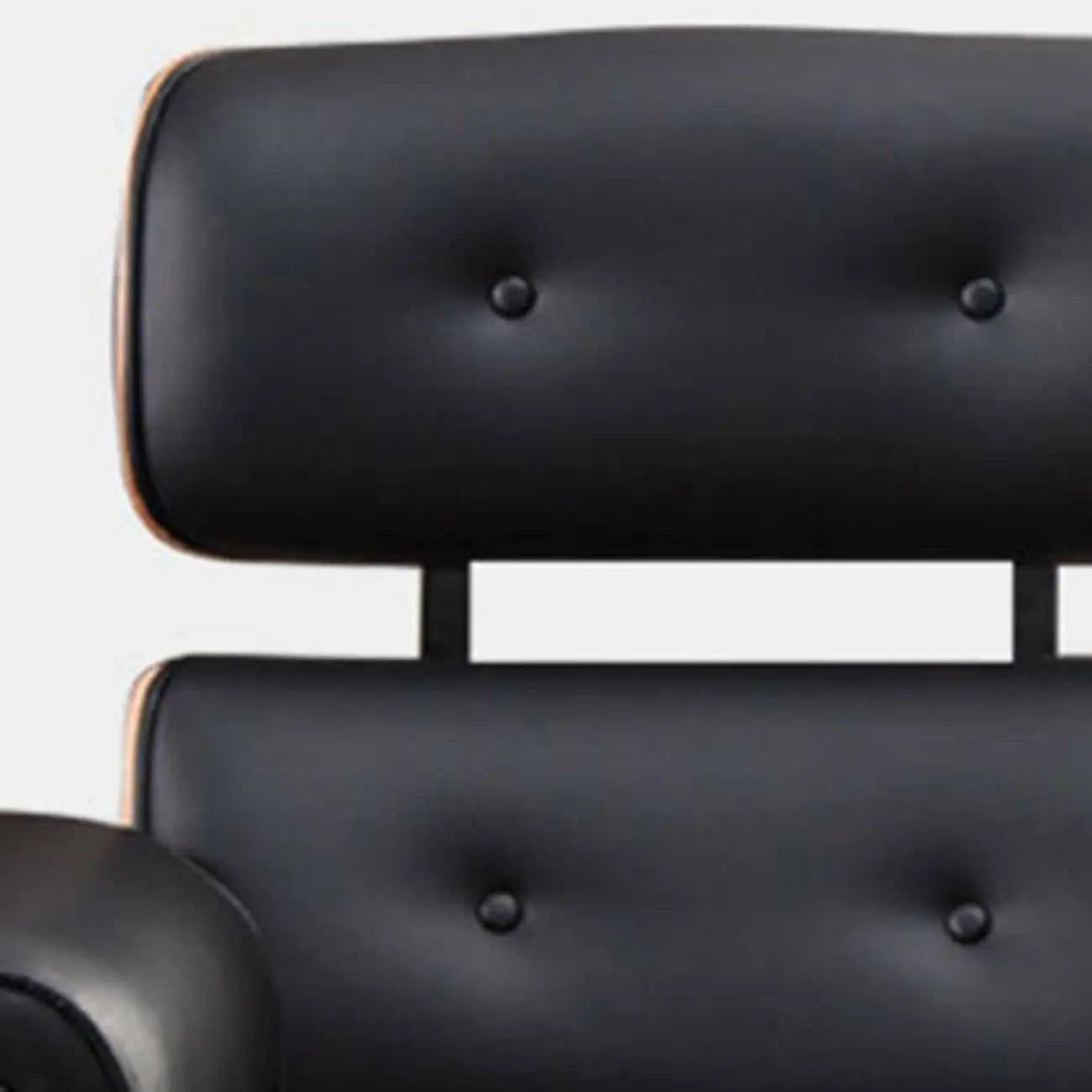 Mid-Century Modern Ergonomic Office Chair Genuine Leather