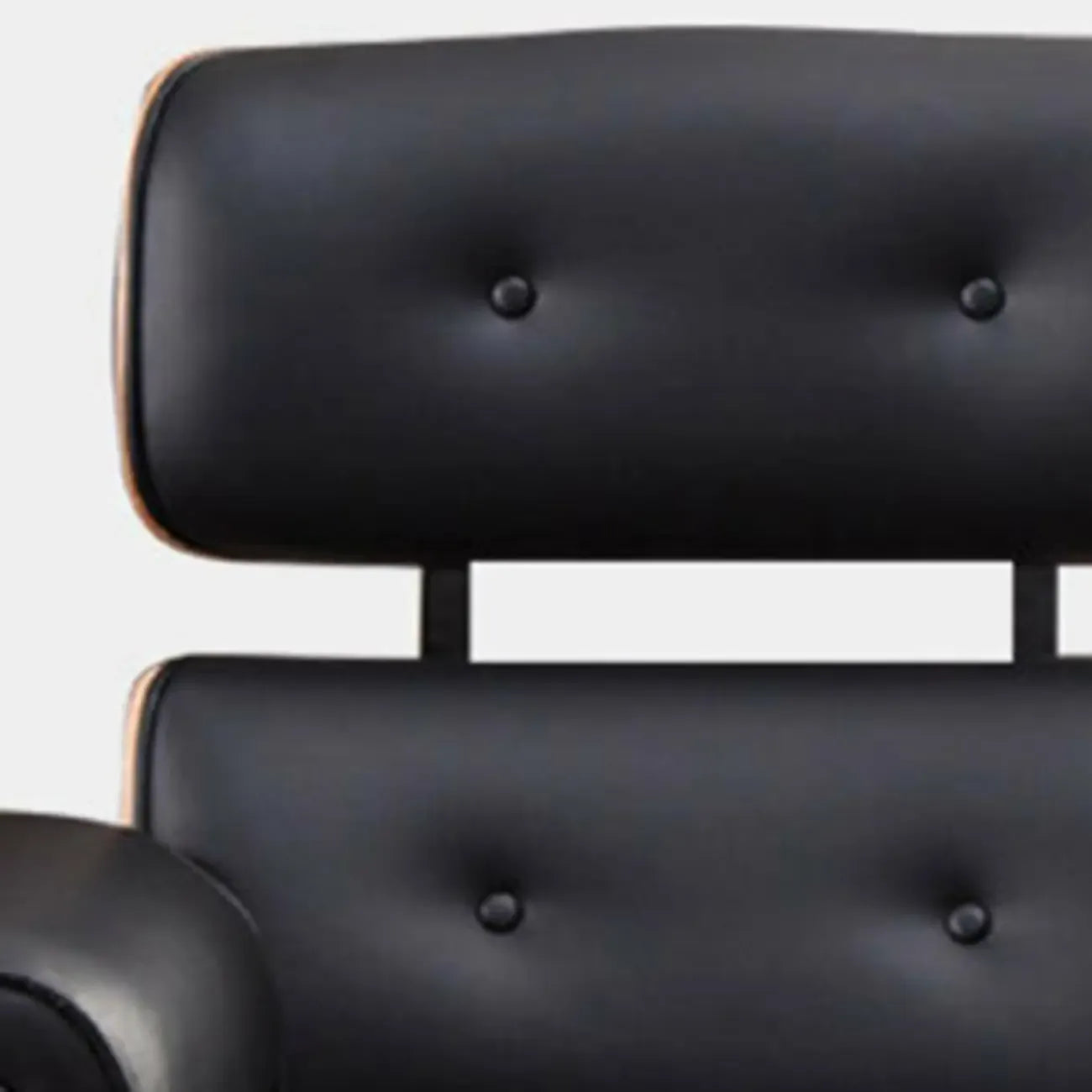 Mid-Century Modern Ergonomic Office Chair Genuine Leather