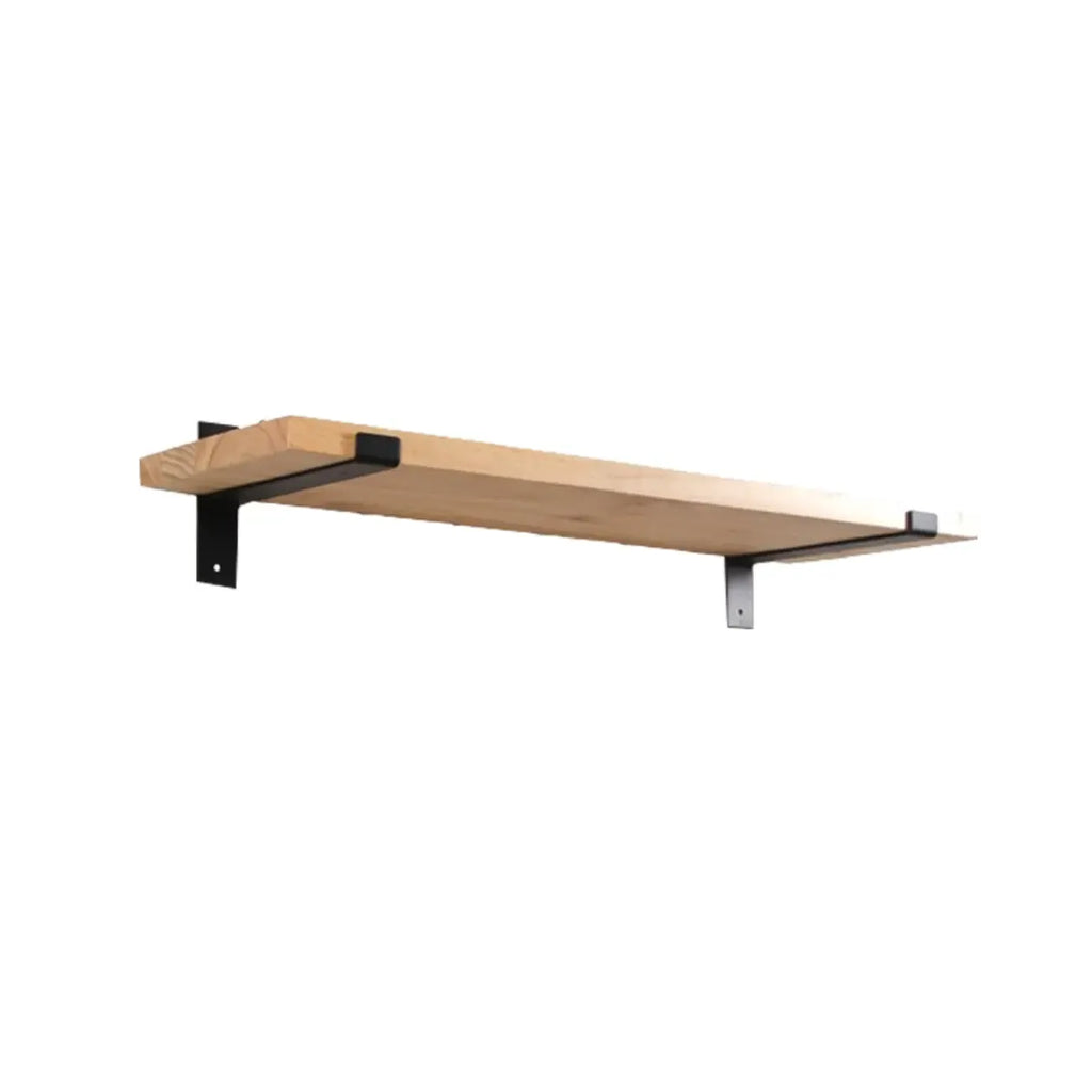 Kitchen Natural Pine Wood Wall-Mounted Storage Racks