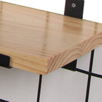Kitchen Natural Pine Wood Wall-Mounted Storage Racks