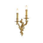 Modern Indoor Ornate Brass Wall Sconce for Hallway Lighting