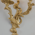 Modern Indoor Ornate Brass Wall Sconce for Hallway Lighting