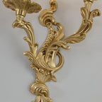 Modern Indoor Ornate Brass Wall Sconce for Hallway Lighting