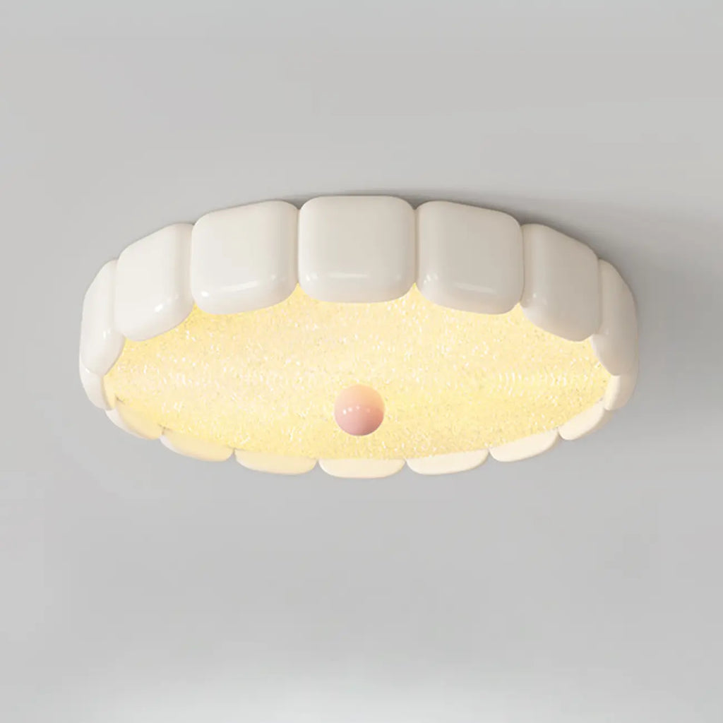 Modern Circle LED Flush Ceiling Light for Residential Spaces