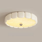 Modern Circle LED Flush Ceiling Light for Residential Spaces