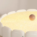 Modern Circle LED Flush Ceiling Light for Residential Spaces