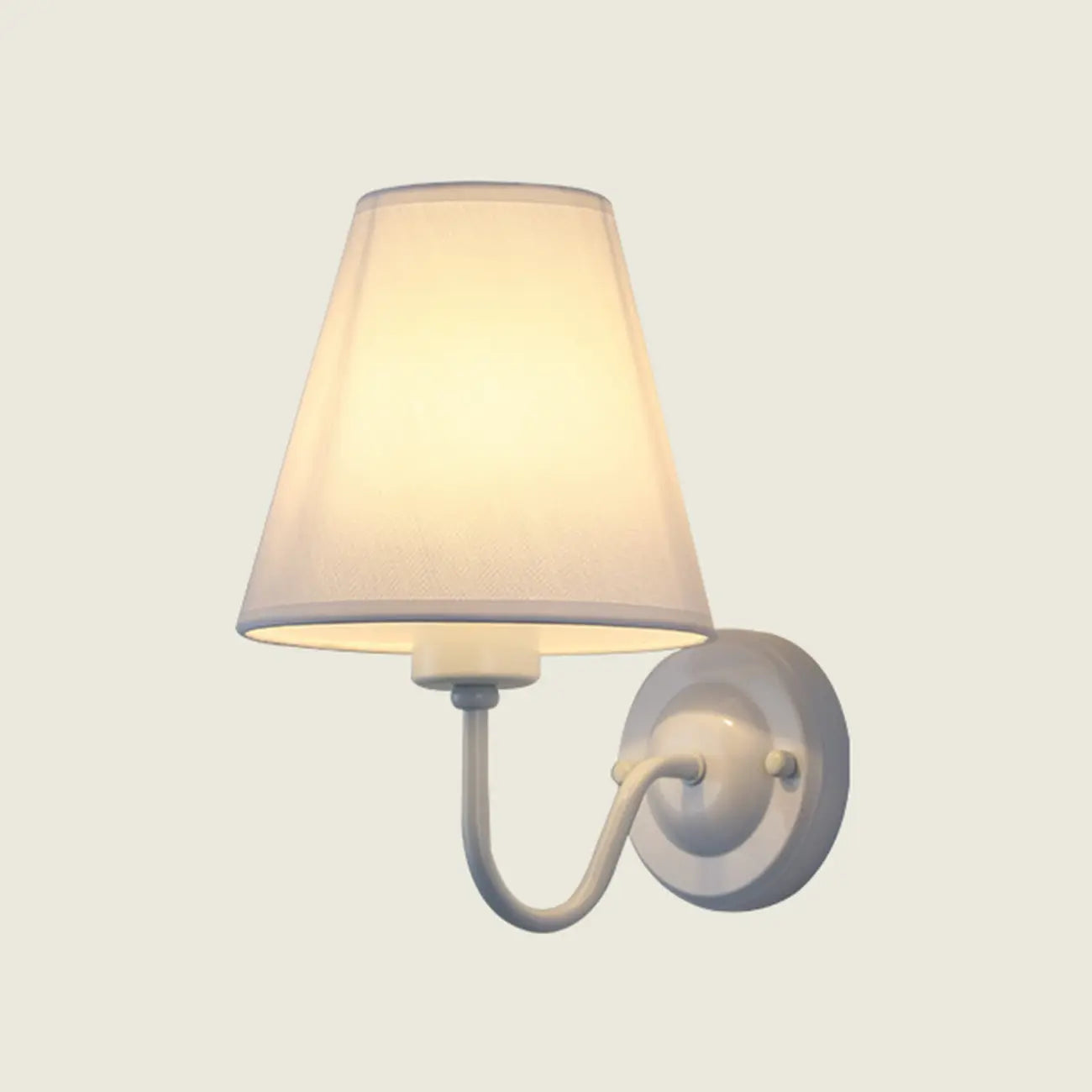 Vintage Wall Sconce with Fabric Shade for Residential Use