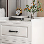 Small Wooden 1-Drawer Open Storage Nightstand Nut-Brown