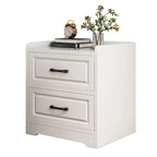 Small Wooden 1-Drawer Open Storage Nightstand Nut-Brown