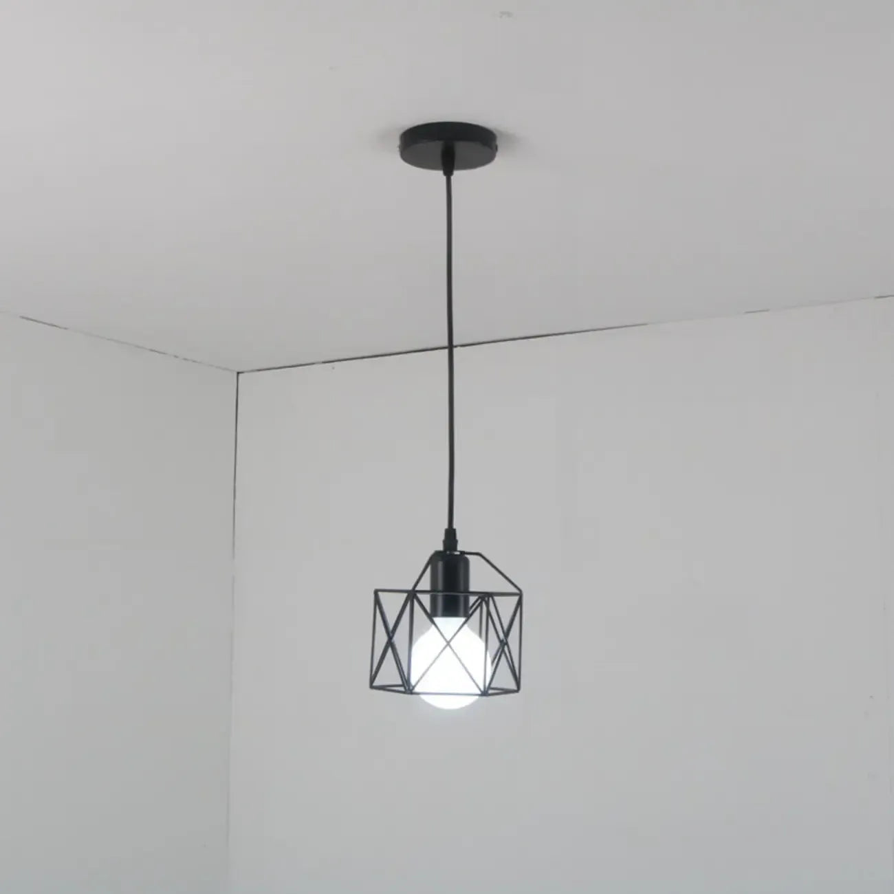 Industrial Black 1/3 Light Pendant Lights for Kitchen Island Hanging