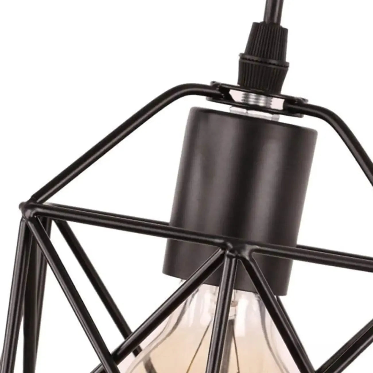 Industrial Black 1/3 Light Pendant Lights for Kitchen Island Hanging